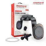 ROADPOWER (RP-MH-728) Wireless Magnetic Phone Holder fast charging, 360° rotation, air vent/dash mount with strong grip