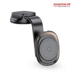 ROADPOWER (RP-MH-728) Wireless Magnetic Phone Holder fast charging, 360° rotation, air vent/dash mount with strong grip - Image 2