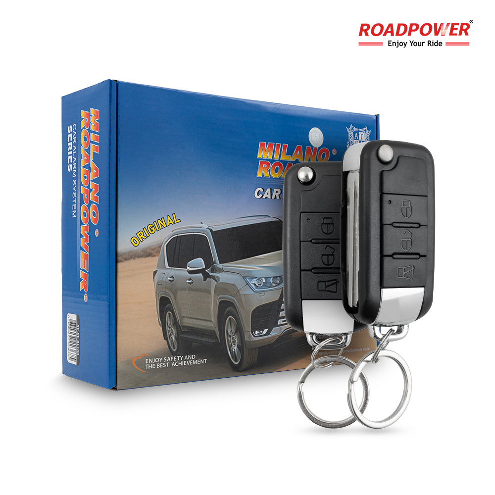 RP-RE-BL100-265-1 Roadpower (RP-RE-BL100-265) Milano Car Alarm - Original Remote Security Set with Dual Key Fobs - Image 1