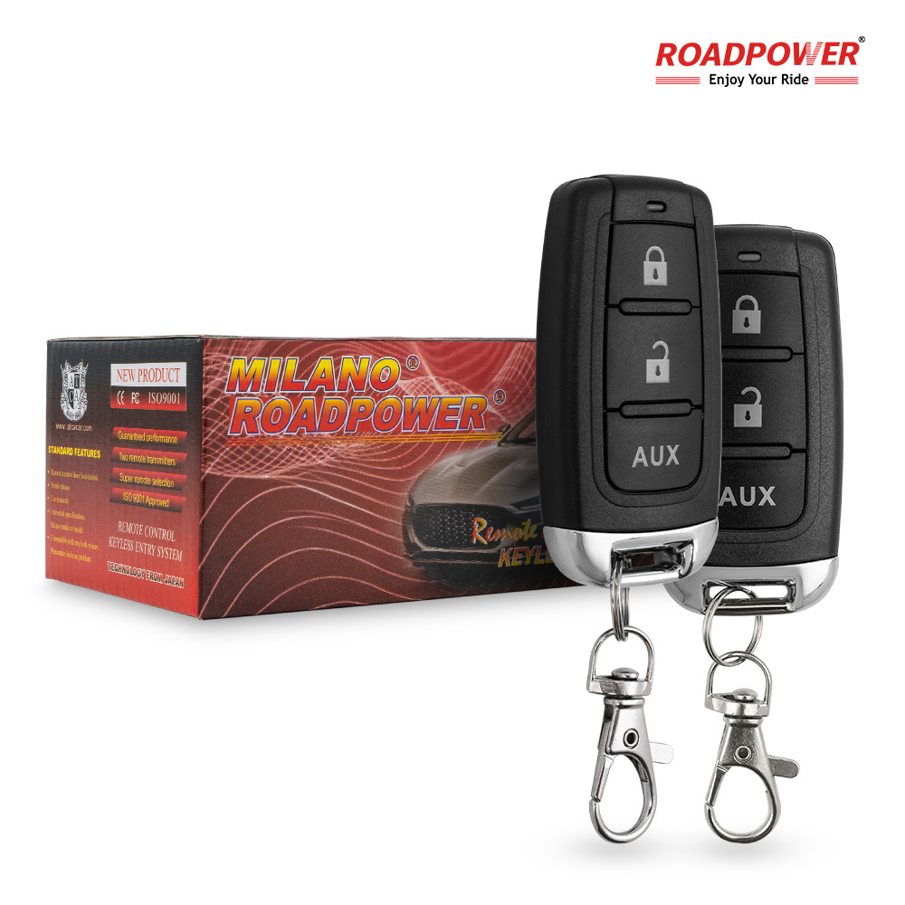 RP-RE-KEY88-601-1 Roadpower (RP-RE-KEY88-601) Milano Remote Control Keyless Entry System, Universal Car Central Locking with Dual Transmitters - Image 1