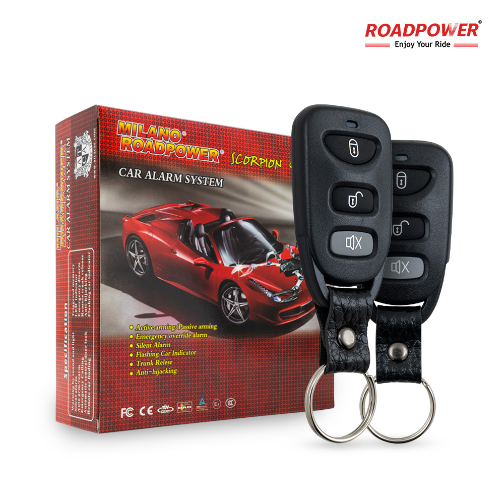 Scorpion-66-1 Roadpower (RP-RE-SCORP-66) Milano Scorpion Car Alarm System with Dual Remotes & Security Features - Image 1