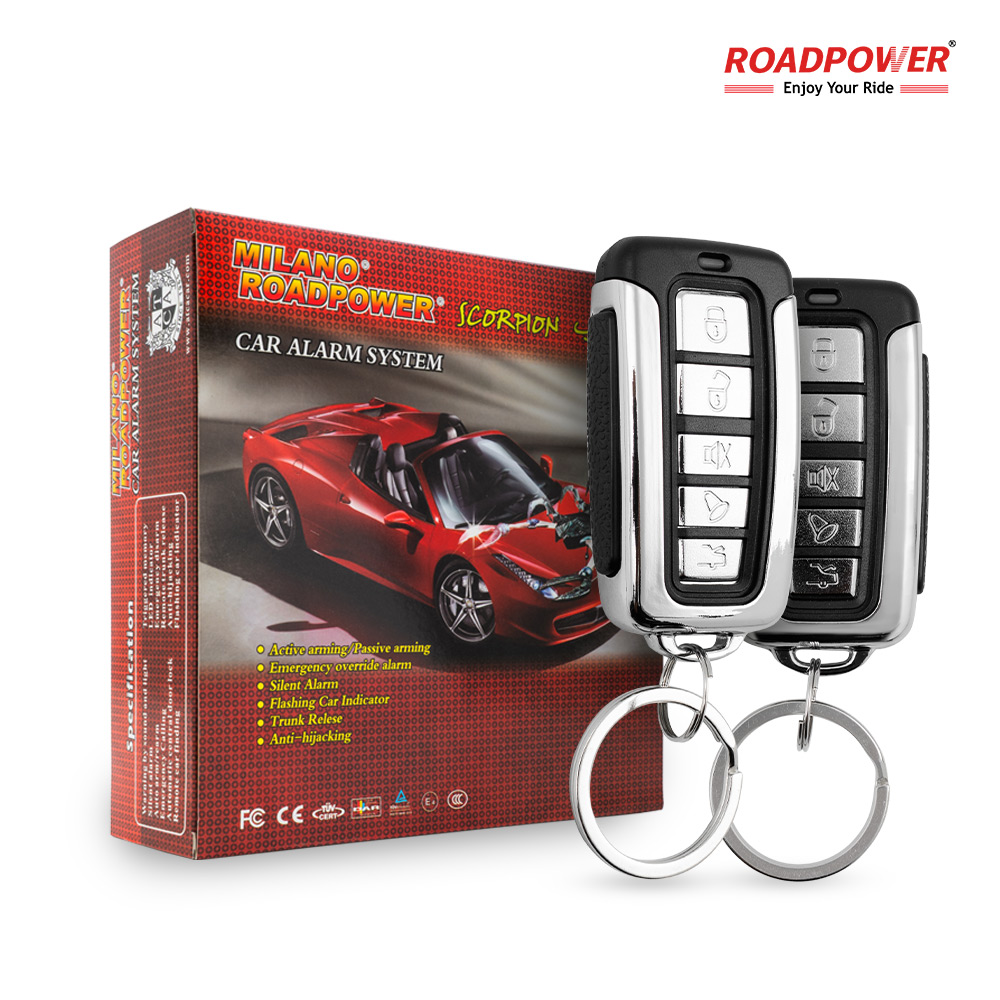 Scorpion-86-1 Roadpower (RP-RE-SCORP-86) Milano Scorpion Car Alarm System, Dual Remotes & Advanced Security Features - Image 1