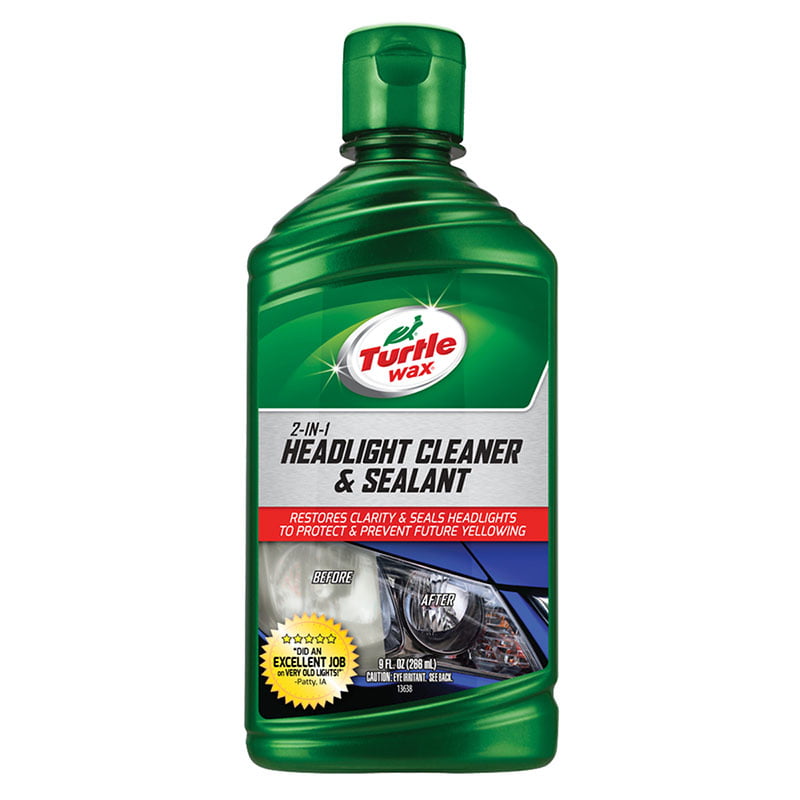 Turtle Wax T43 (2in1) Headlight Cleaner and Sealant 9 oz