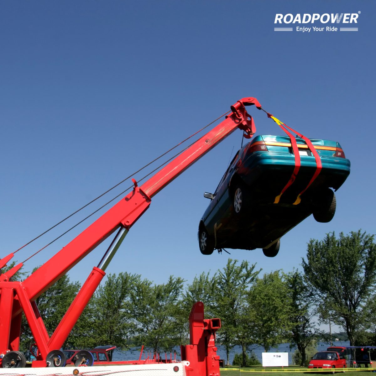 Roadpower Heavy Duty Tow Strap-Durable Recovery Strap with Reinforced Loops - Image 5