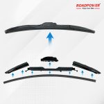 Roadpower Premium Quality Flexible Wiper Blade with Silent, Smooth Wiping Frame - Image 2