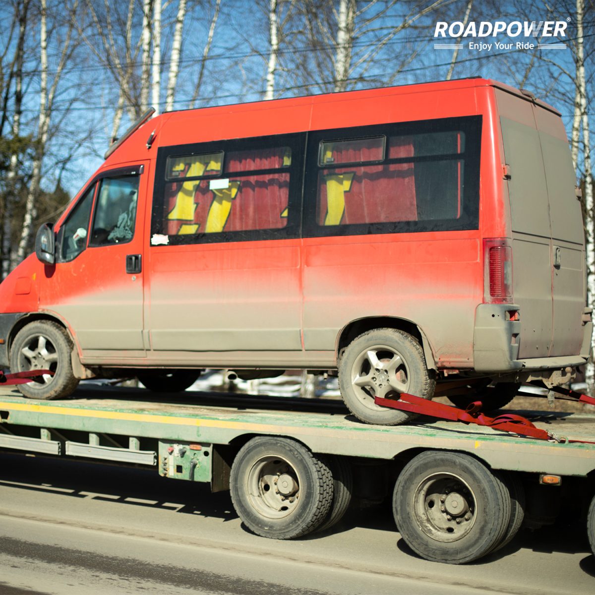 Roadpower Heavy Duty Tow Strap-Durable Recovery Strap with Reinforced Loops - Image 4