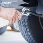 RoadPower 2-Ton Tow Strap with Heavy-Duty Hooks - Image 3