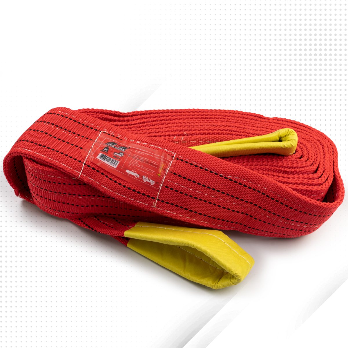 Roadpower Heavy Duty Tow Strap-Durable Recovery Strap with Reinforced Loops - Image 2