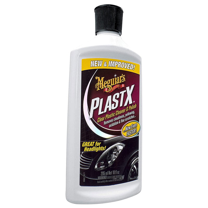 Clear Plastic car cleaner polish