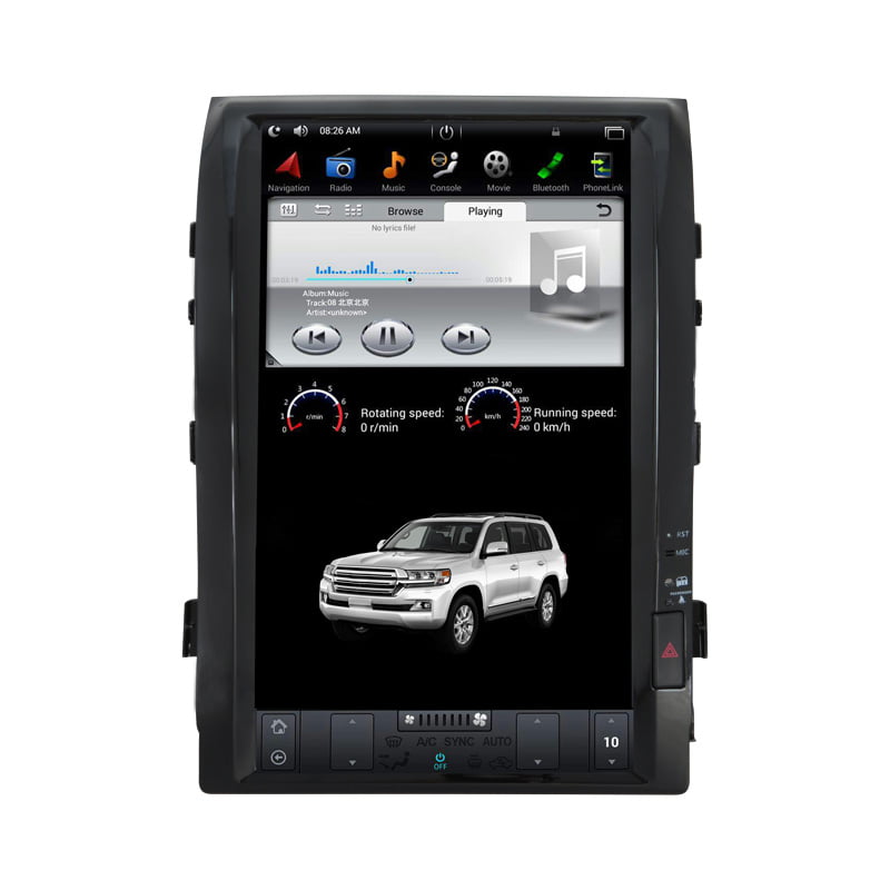 Toyota Land Cruiser VXR 2008 - 2015 Android Monitor