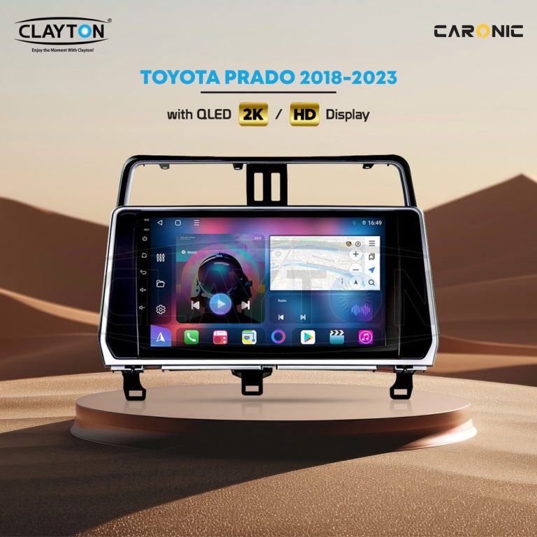 Clayton Toyota Prado 2018-2023 (10-inch) Full Touch Android Multimedia ...