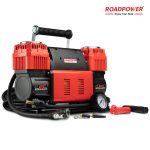 ROADPOWER (RP-COM-959) Dual Cylinder 12V Heavy-Duty Car Air Compressor, Portable Inflator
