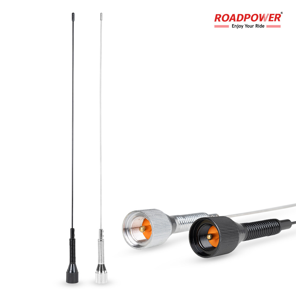 ANT-829 Roadpower (ANT-829) Flexible Spring-Mount Mobile Radio Whip Antenna for Car - Image 1