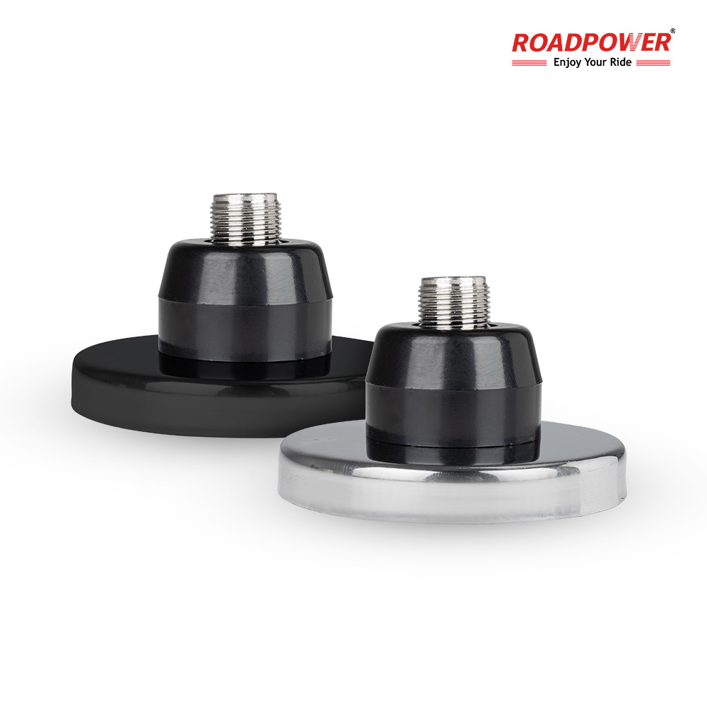 ANT-MAG-022-0 Roadpower (ANT-MAG-022) Magnetic Antenna Base with Threaded Mount, Heavy-Duty Vehicle Antenna Holder - Image 1