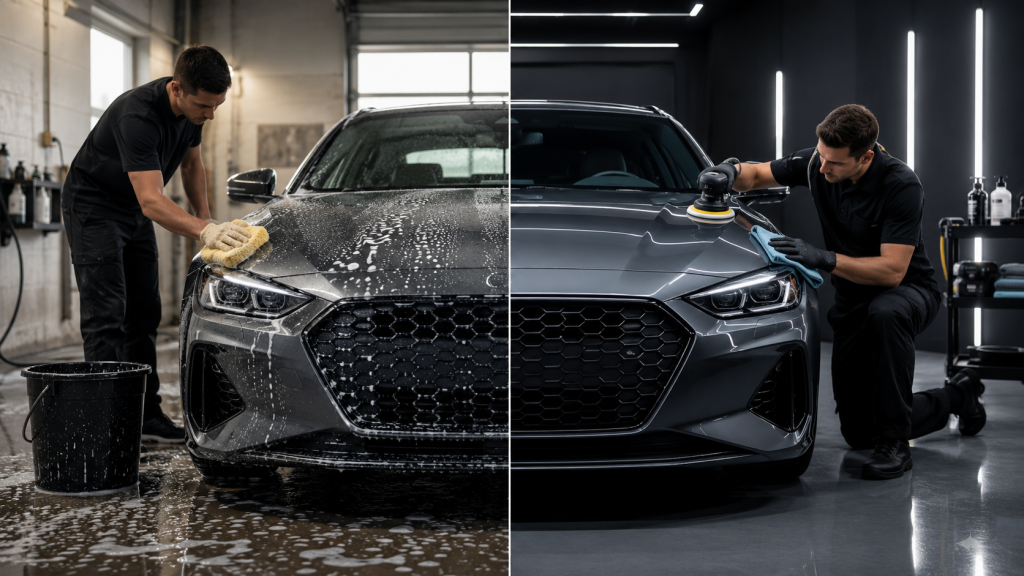 The Difference Between Basic and Professional Car Detailing