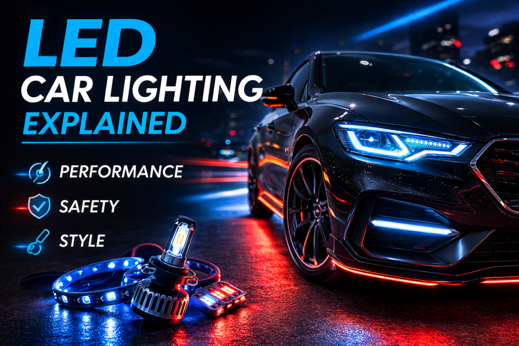 LED Car Lighting Explained: Performance, Safety and Style