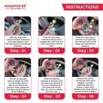 ROADPOWER Heavy Duty Rapid Tire Deflator Kit, Precision Air Down Tool with Release Button - Image 5