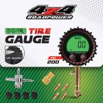 ROADPOWER 440 Digital Air Pressure Gauge, 200 PSI with Valve Tools - Image 4