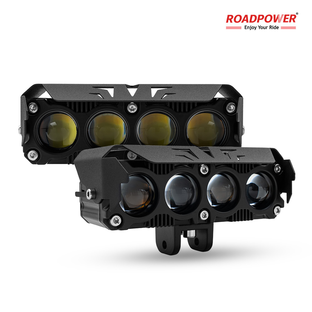 FOG-443-1 ROADPOWER (RP-FOG-443) 4-Lens LED Light Pod, High-Intensity Driving & Fog Light for Motorcycle, Car, SUV, Off-Road - Image 1