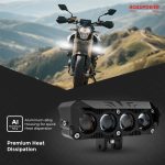 ROADPOWER (RP-FOG-443) 4-Lens LED Light Pod, High-Intensity Driving & Fog Light for Motorcycle, Car, SUV, Off-Road - Image 2