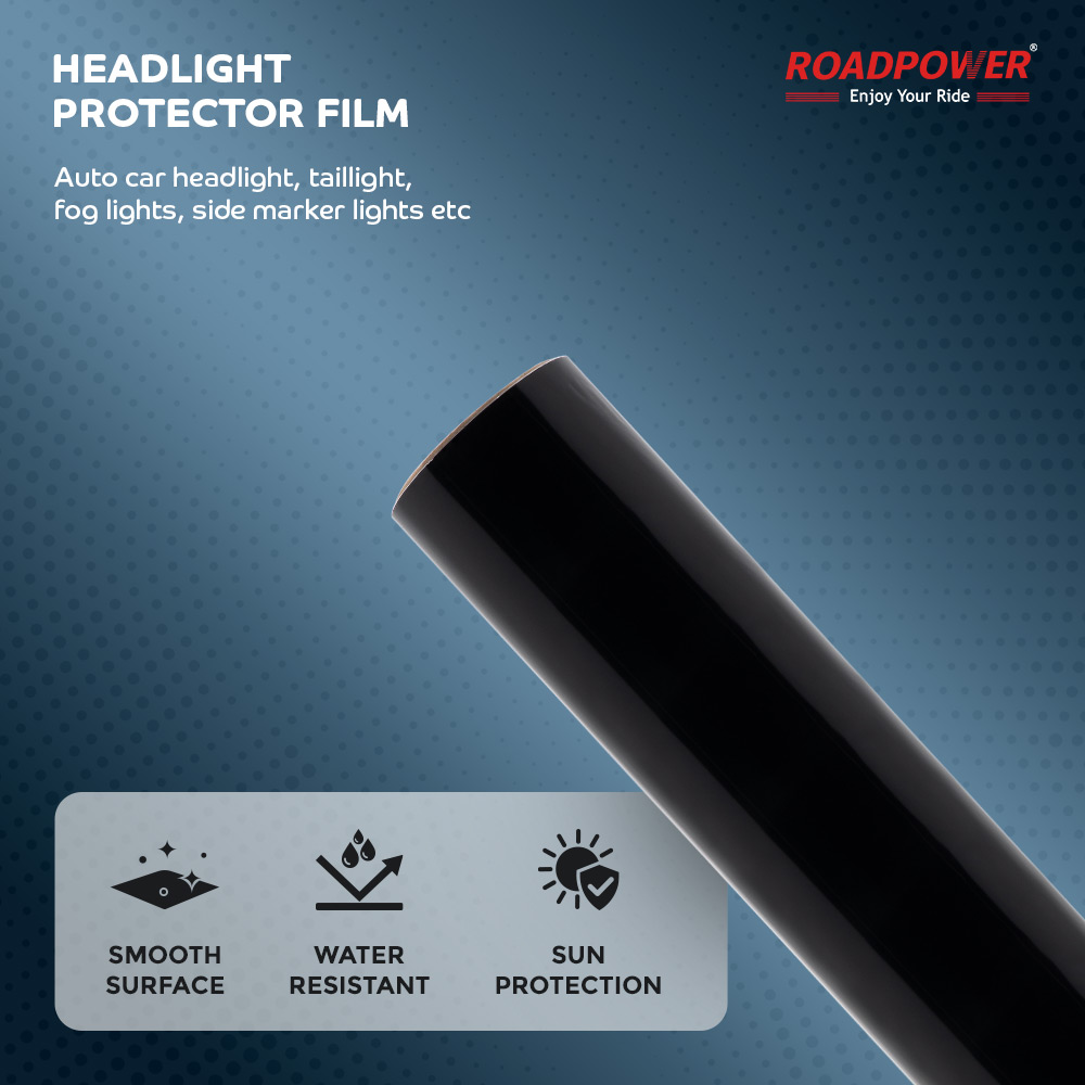 Roadpower Black Headlight & Taillight Film 40cm, Smoke Car Light ...