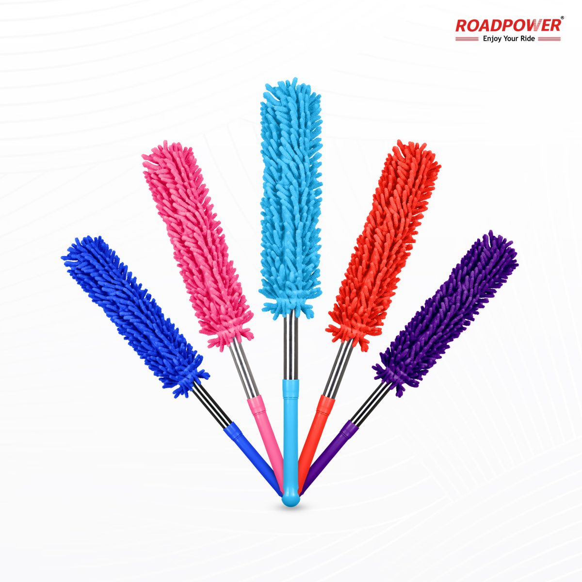 ROADPOWER Extendable Car Duster – Premium Microfiber Cleaning Tool for Car Interior & Exterior, Home, and Office Dust Removal - Image 1