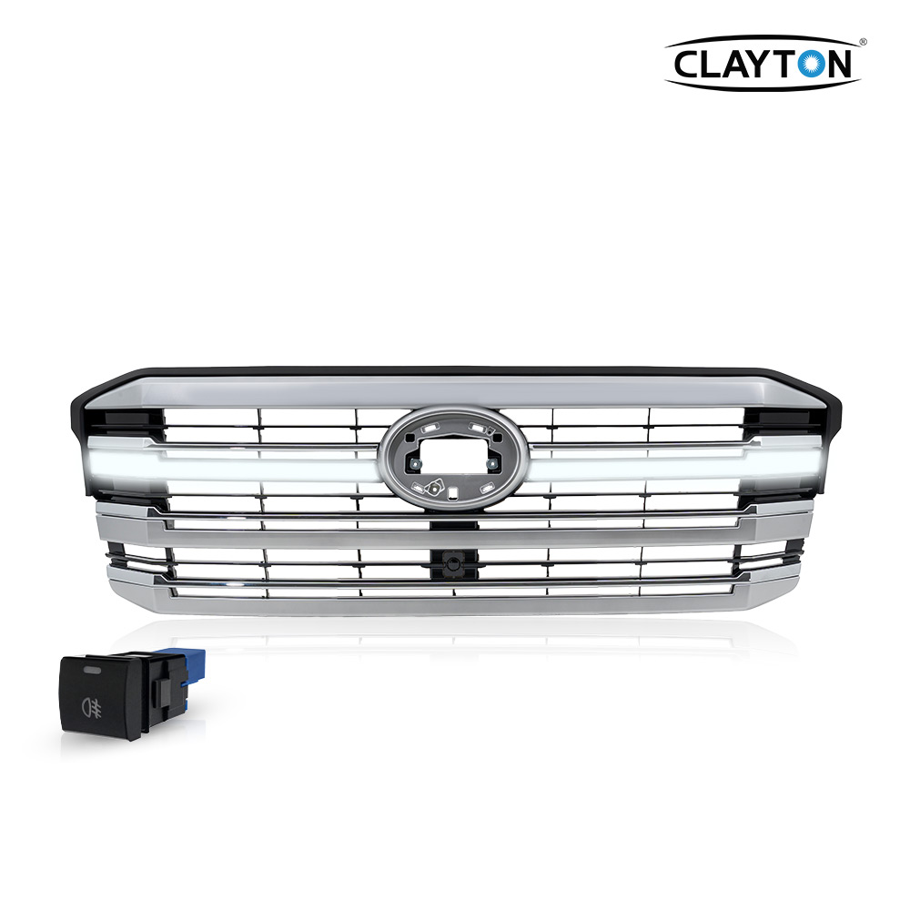 Runner Led Light Clayton Front Grille with LED Daytime Running Lights for Toyota Land ...