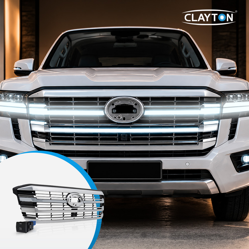 Runner Led Light Clayton Front Grille with LED Daytime Running Lights for Toyota Land ...