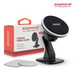 ROADPOWER (RP-MH-524-BK) Magnetic Car Phone Holder Dash Mount 360° Rotation, Ultra-Strong Magnet, Dashboard
