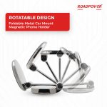 ROADPOWER (RP-MH-614) Magnetic Phone Holder for Dashboard, Ultra-Strong Magnet, 360° Rotation - Image 3