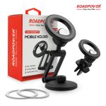 ROADPOWER (RP-MH-725) Magnetic Phone Holder, adjustable arm suction mount with 360° rotation and strong grip