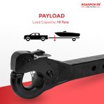 ROADPOWER Pintle Hitch 10 - Ton | Forged Steel Trailer Coupler for 2" Receivers - Image 4