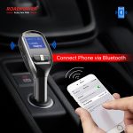 ROADPOWER (RP-FMTR21) Bluetooth FM Transmitter with LED Display, Seamless Connectivity for Your Drive - Image 3