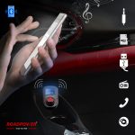 Roadpower (RP-FMTR27) FM Transmitter-Wireless Car FM Bluetooth Adapter with Hands-Free Calling - Image 4