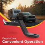 ROADPOWER (RP-HTFO-BK) Ford Hitch Black, Class III Ball Mount, 2" Receiver, 3,500 lbs GTW, with Pin & Clip - Image 3