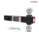 ROADPOWER (RP-HTGM2-CH) Double Ball Hitch for GMC, 2" Receiver, 1-7/8" & 2" Balls, Class III/IV, with Pin & Clip