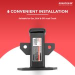 ROADPOWER (RP-HTRC22-BK) 2-Inch Hitch Receiver 3500 lbs Capacity, Heavy-Duty Towing Solution - Image 2