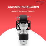 ROADPOWER (RP-HTSPC-BK-BG) Heavy-Duty Black Hitch for Toyota Land Cruiser, Pintle Hook with 2" Hitch Ball - Image 2