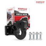 ROADPOWER (RP-HTSPC-BK-SM) Heavy-Duty Hitch for Toyota Land Cruiser, Pintle Hook with 2" Ball