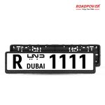 ROADPOWER (RP-NMR-06) Car License Plate Frame Holder-Long Size, Durable and Rust-Resistant