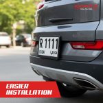 ROADPOWER (RP-NMR-08) Car License Plate Frame Holder-Small Chrome - Image 3