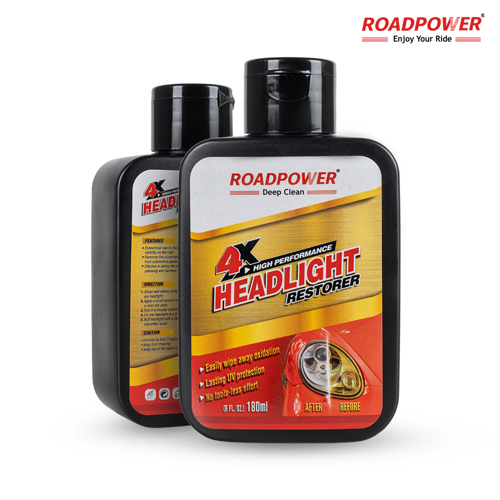 RP-PO-292-1 (1) ROADPOWER (RP-PO-292) 4X High Performance Headlight Restorer 180ml, Cleaning & UV Protection - Image 1