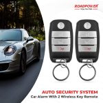 Roadpower (RP-RE-BL100-627) Milano Car Alarm System with Dual Smart Remote-Advanced Anti-Theft Vehicle Security System - Image 2