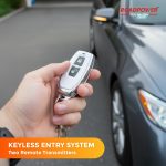 Roadpower (RP-RE-KEY88-320W) Milano Universal Car Remote Keyless Entry System, White Dual Transmitters - Image 3
