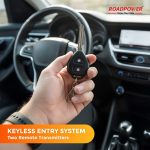 Roadpower (RP-RE-KEY88-404) Milano Universal Car Remote Keyless Entry System, 2 Flip Key Remotes - Image 3