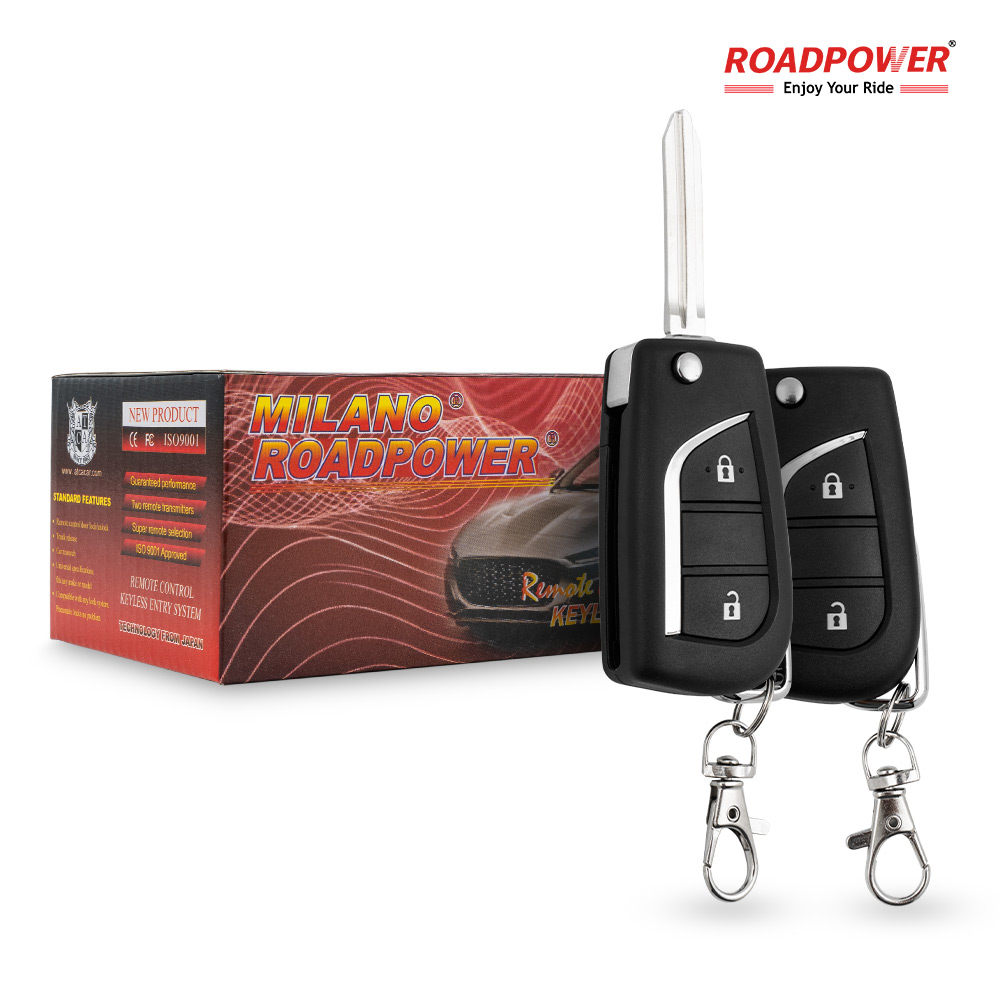 RP-RE-KEY88-885-1 Roadpower (RP-RE-KEY88-885) Milano Universal Car Keyless Entry System with 2 Remote Controls - Image 1
