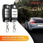 Roadpower (RP-RE-KEY88-M68) Milano Universal Car Keyless Entry System, Central Locking Kit with Dual Chrome Remotes & Trunk Release - Image 2