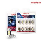 ROADPOWER (RP-ROOF10-G2) 10-Pack 31mm Festoon LED Car Interior & Roof Lights-Cool White 6000K, 15g Each - Image 2