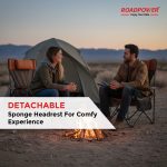 Roadpower (RP-CHR-60) Premium Camping Chair with Aluminum Armrests, Cup Holder & Side Storage - Image 4