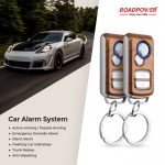 RoadPower (RP-RE-SCORP-340W) Milano Scorpion Car Alarm System, Wood-Finish Dual Remotes, Anti-Hijack & Silent Alarm - Image 2